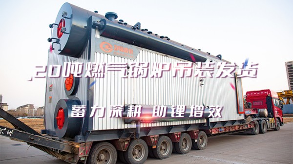 助“锂”增效，，，，，，大宝娱乐2*20t/h燃气中压锅炉吊装发货