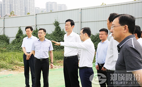 郑州市向导一行视察指导大宝娱乐工业园项目